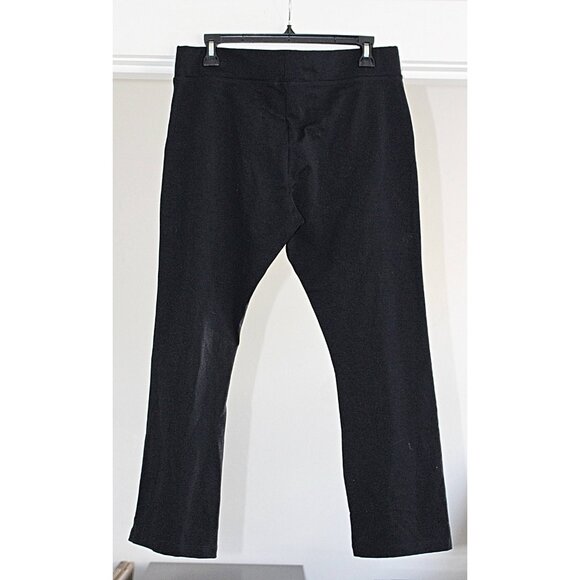 American Giant - Women's Ponte Kick Flare Pants in Black, size 14. - Picture 8 of 9